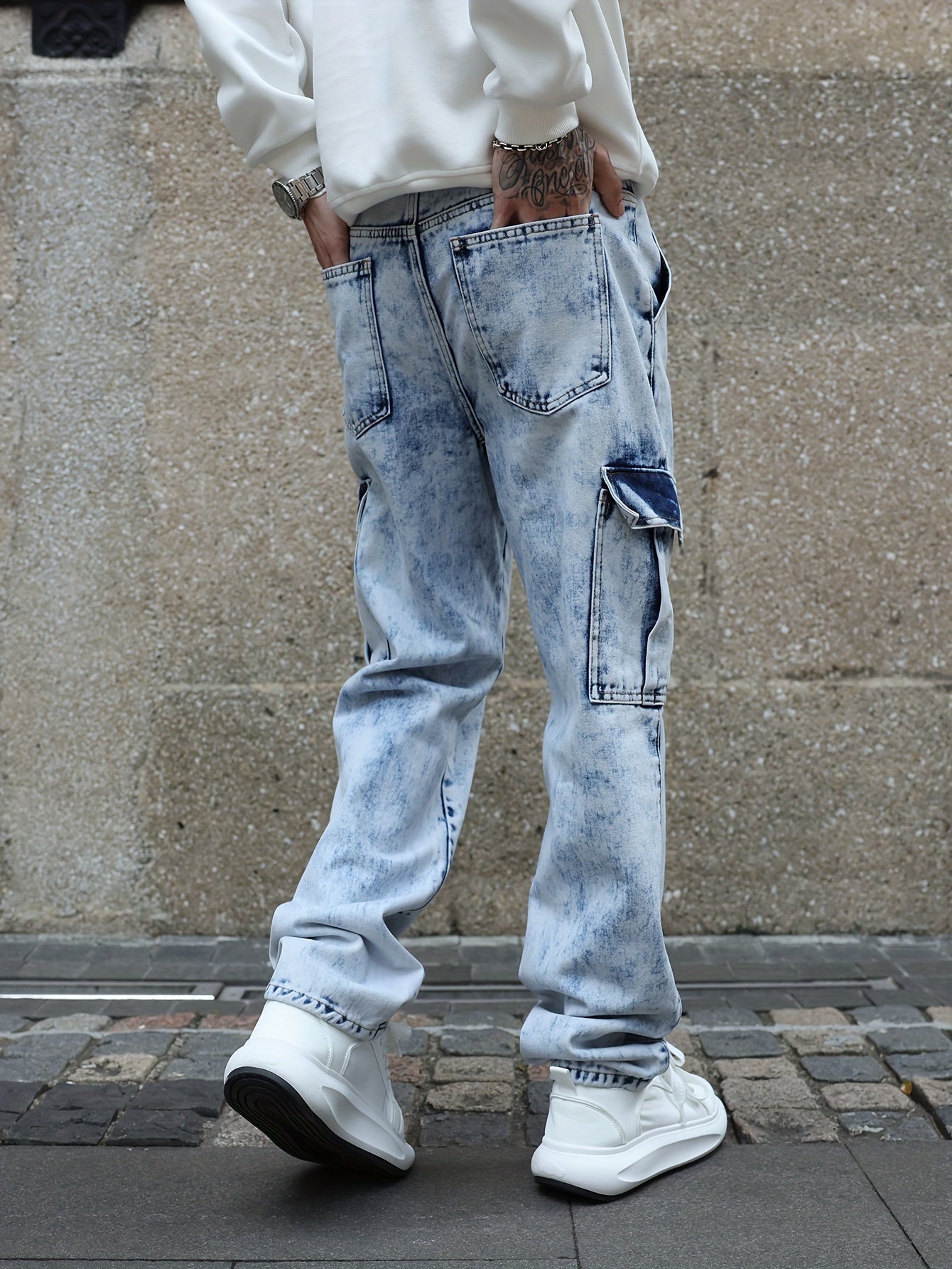 Heren Cargo Jeans | Loose Fit | Utility Streetwear
