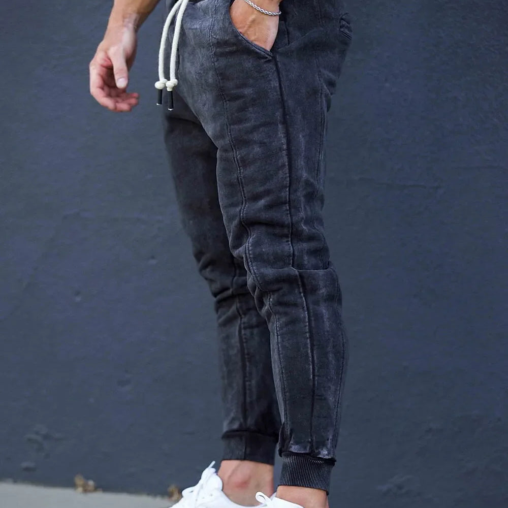 WashedCore Jogger | Vintage Look | Slanke Streetfit