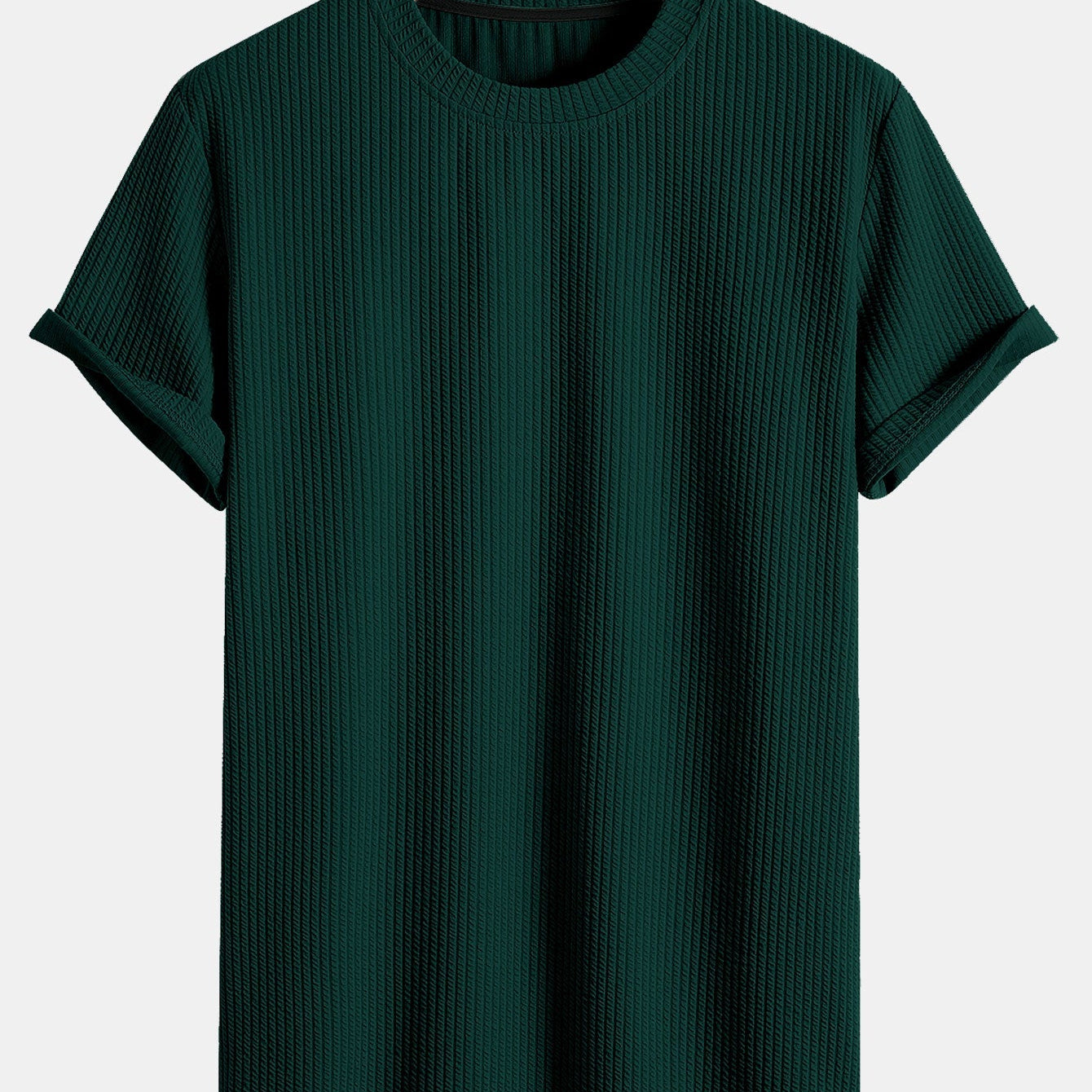 Essential Rib T-Shirt | Geribbelde Textuur | Tijdloos Comfort