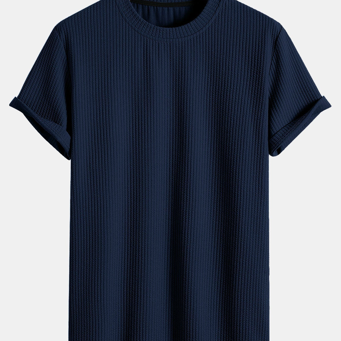 Essential Rib T-Shirt | Geribbelde Textuur | Tijdloos Comfort