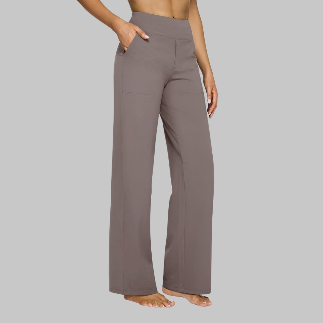 FlexEase Pant | Hoge Taille | Minimalistische Wide-Leg