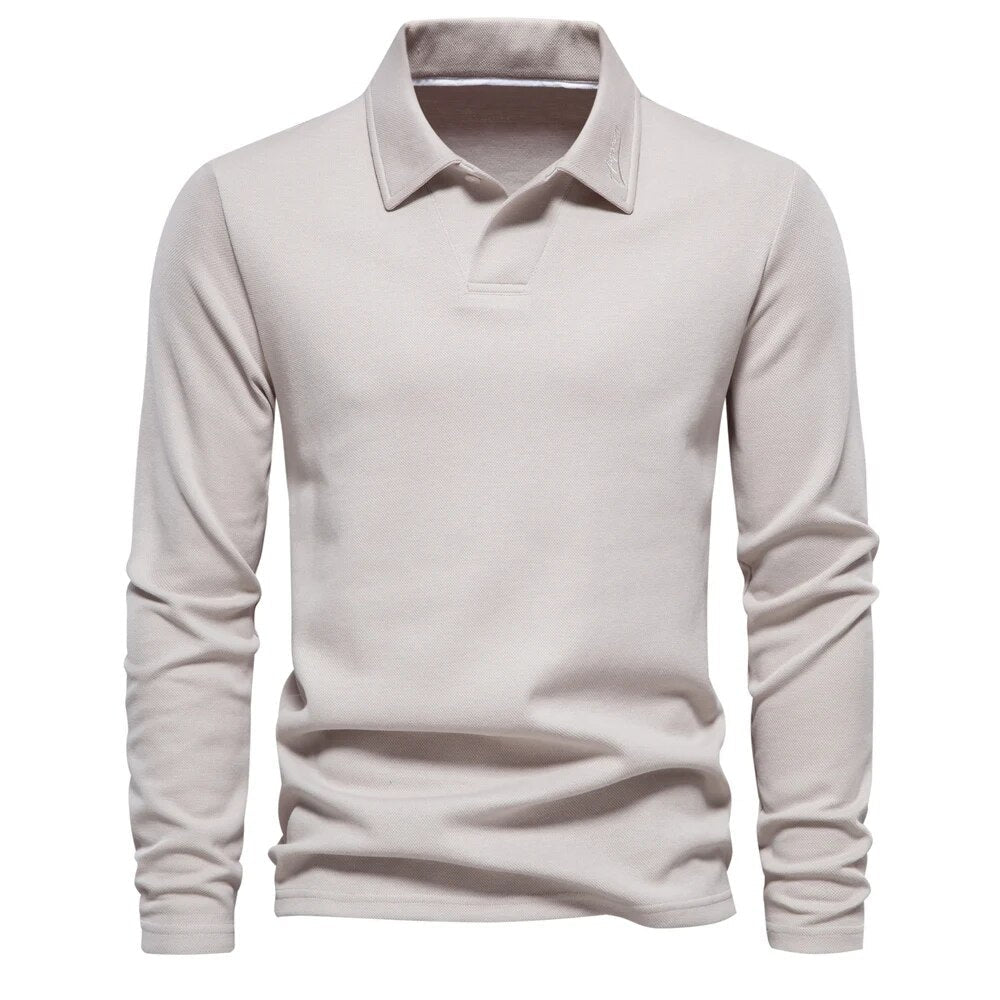 Poloshirt met knoopsluiting en klassieke kraag