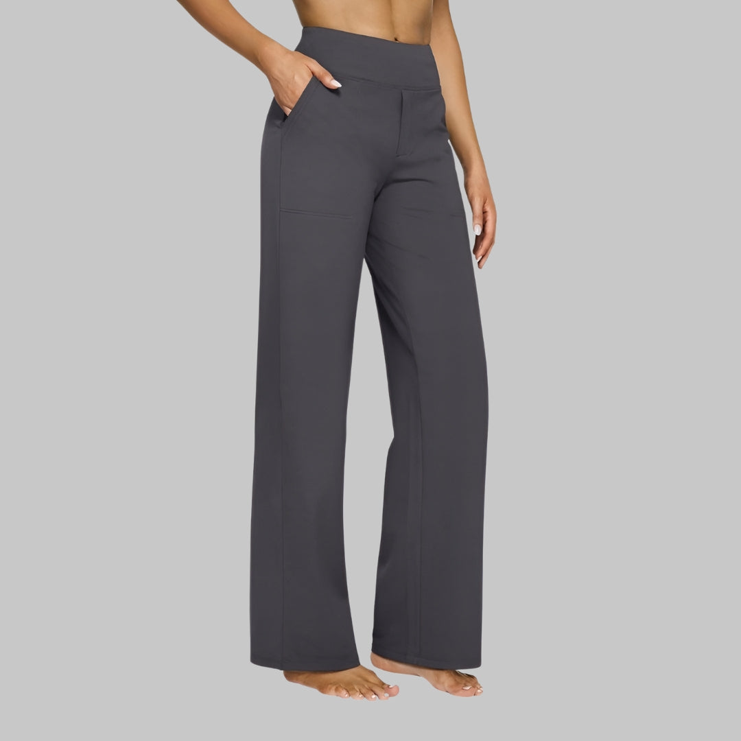 FlexEase Pant | Hoge Taille | Minimalistische Wide-Leg