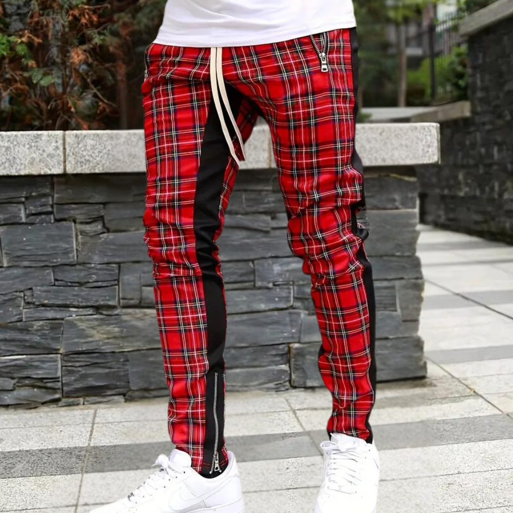 Rebel Check Jogger | Ruitpatroon | Streetwear Comfort