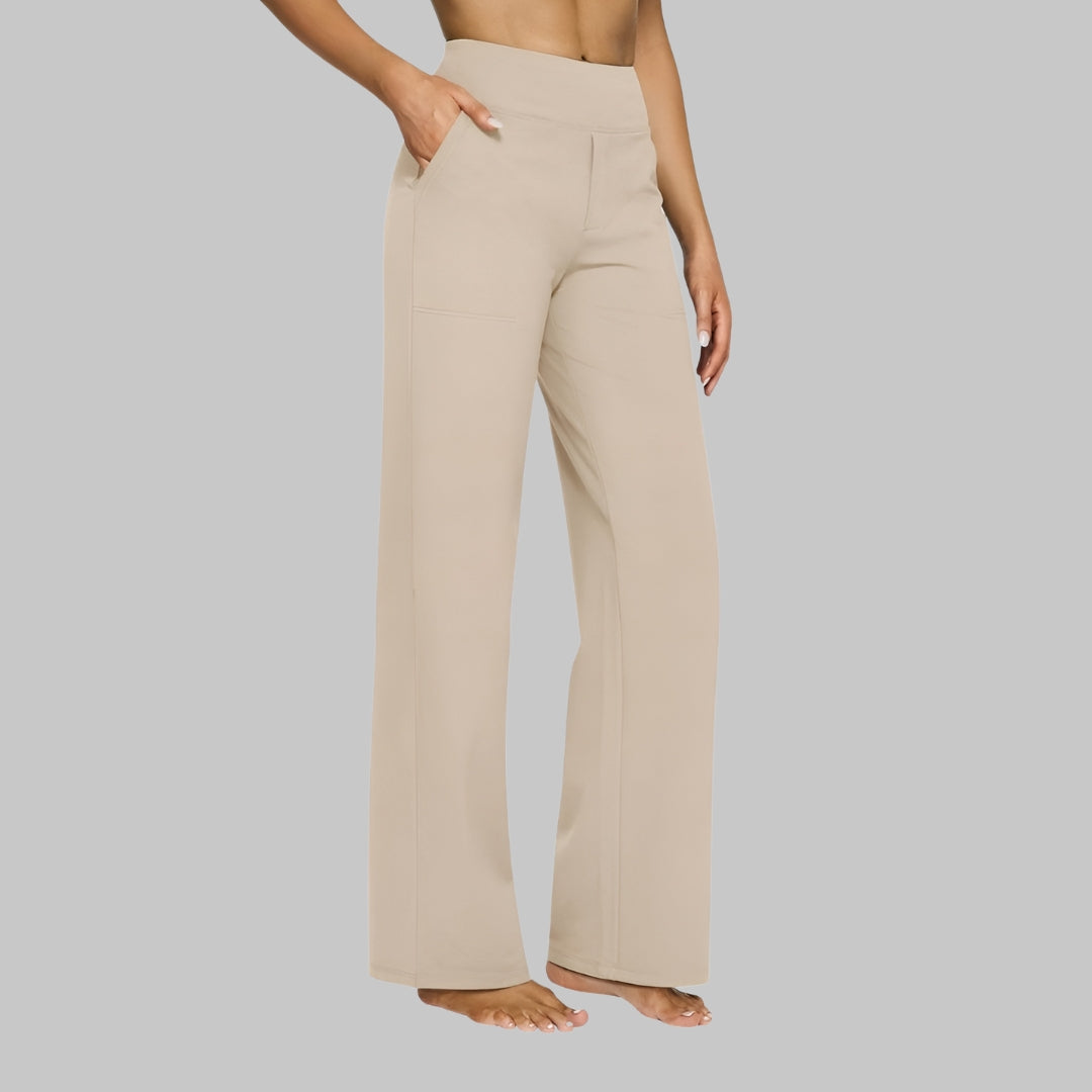 FlexEase Pant | Hoge Taille | Minimalistische Wide-Leg