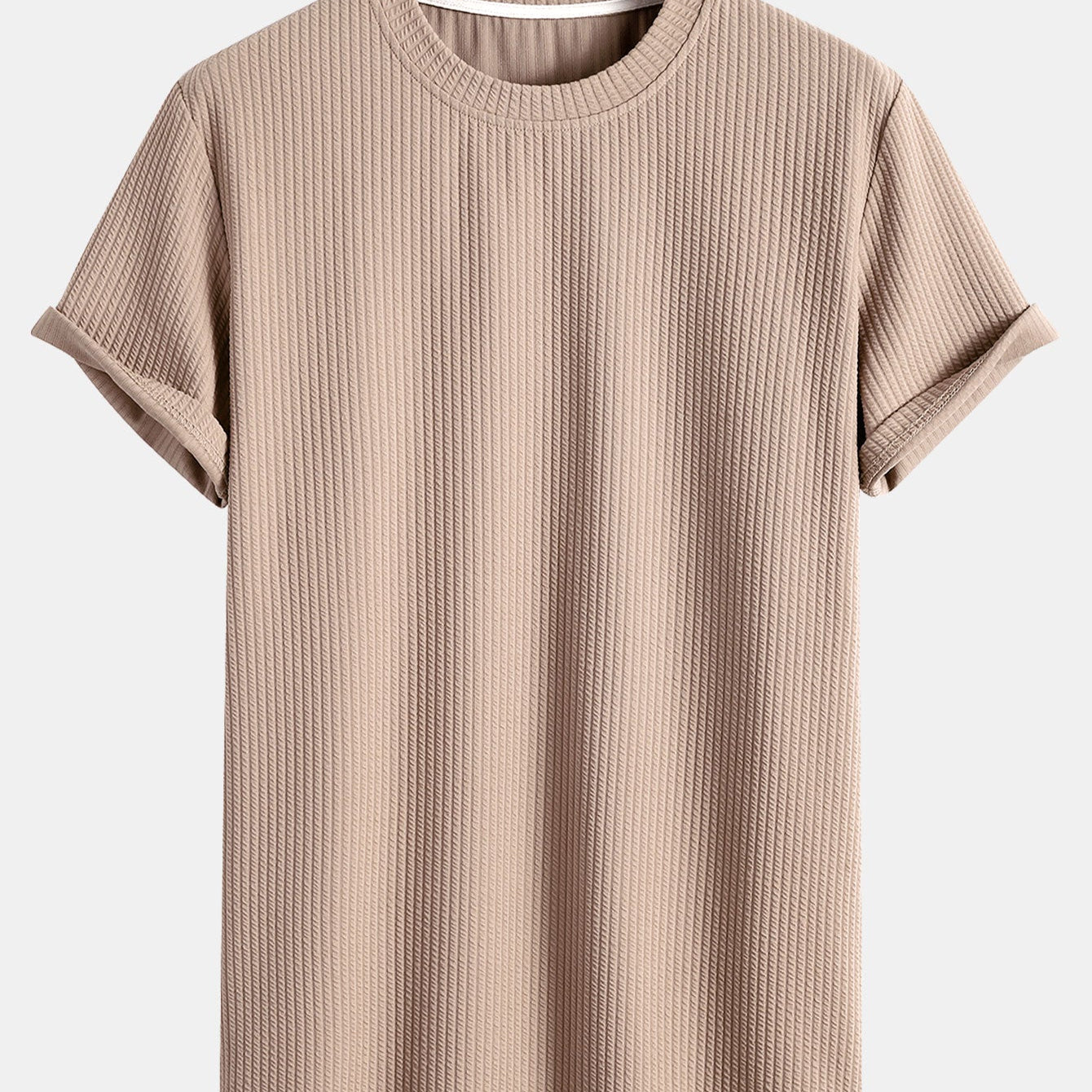 Essential Rib T-Shirt | Geribbelde Textuur | Tijdloos Comfort