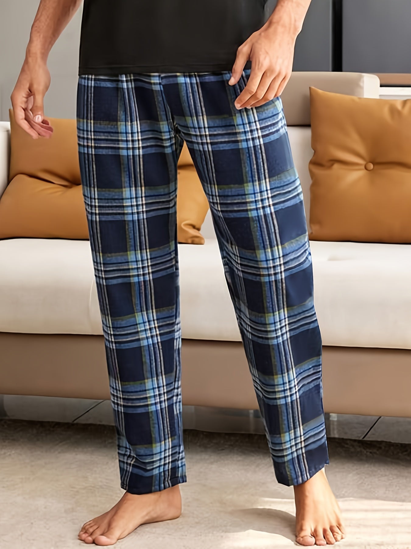 Heren Pyjamabroek | Comfortabel & Ademend | Klassiek Geruit