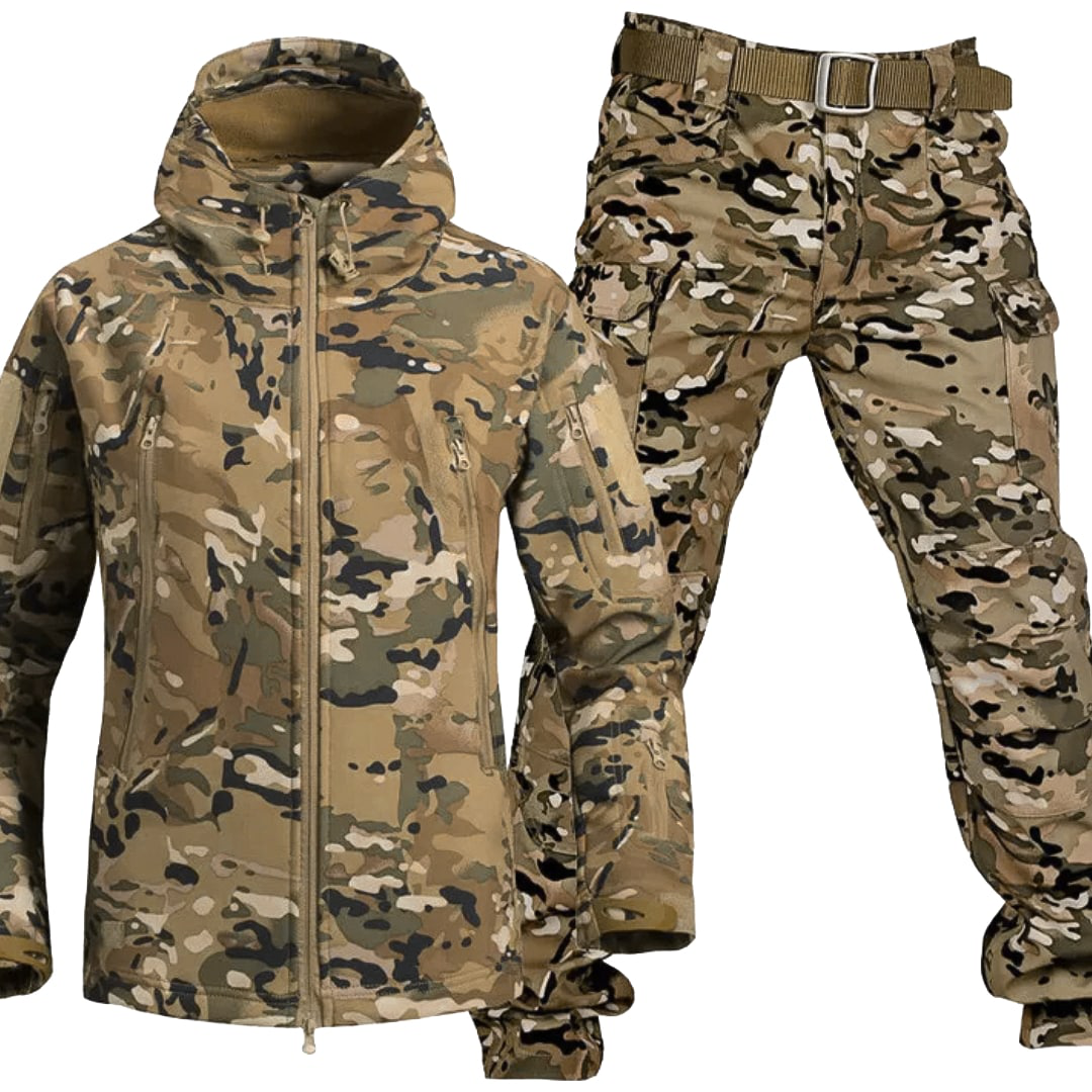 Tactical Outdoor Set | Camouflage & Functioneel | Weerbestendig Comfort