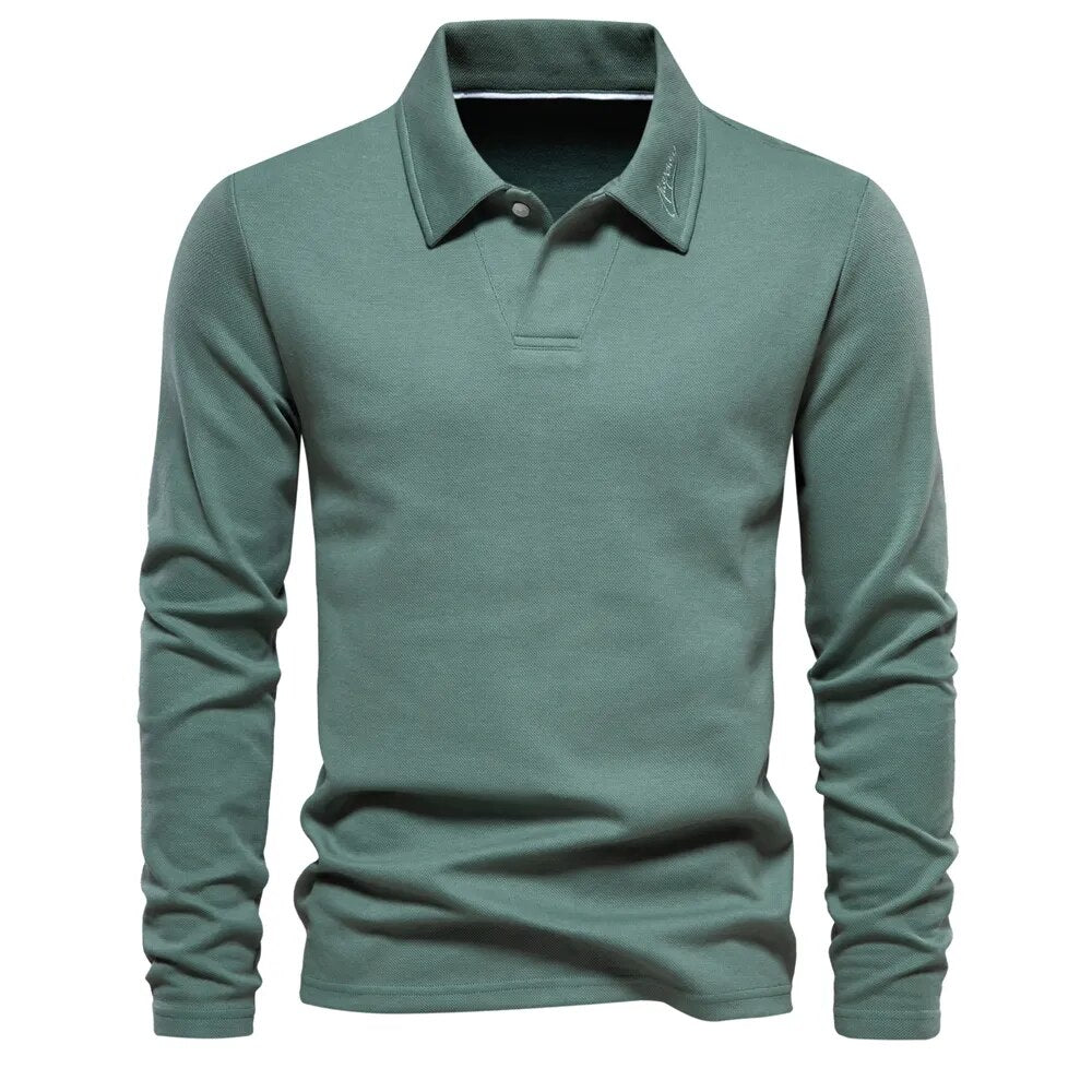 Poloshirt met knoopsluiting en klassieke kraag
