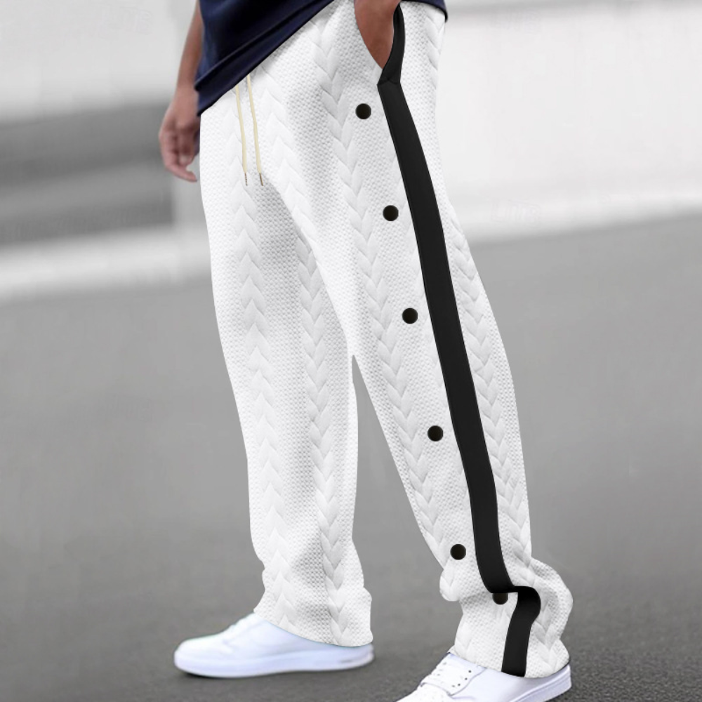 Side Snap Trackpants | Sportieve Streetwear | Tear-Away Design
