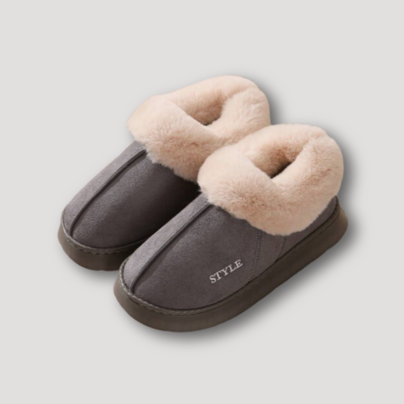 Pantoffels met zachte voering en flexibele zool