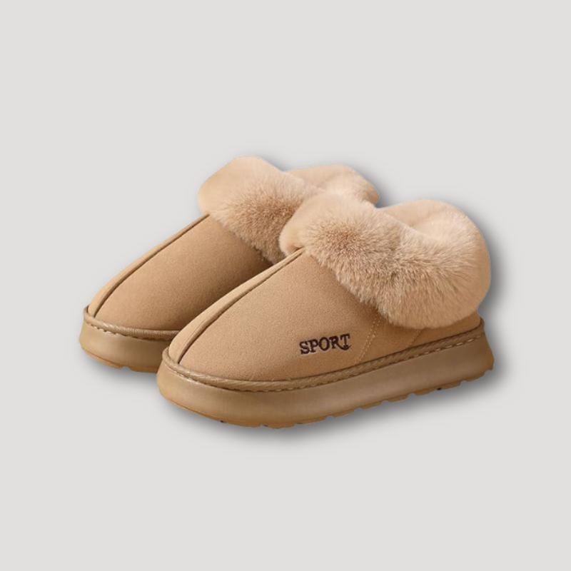 Pantoffels met zachte voering en flexibele zool