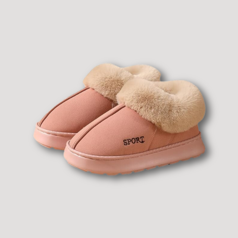 Pantoffels met zachte voering en flexibele zool