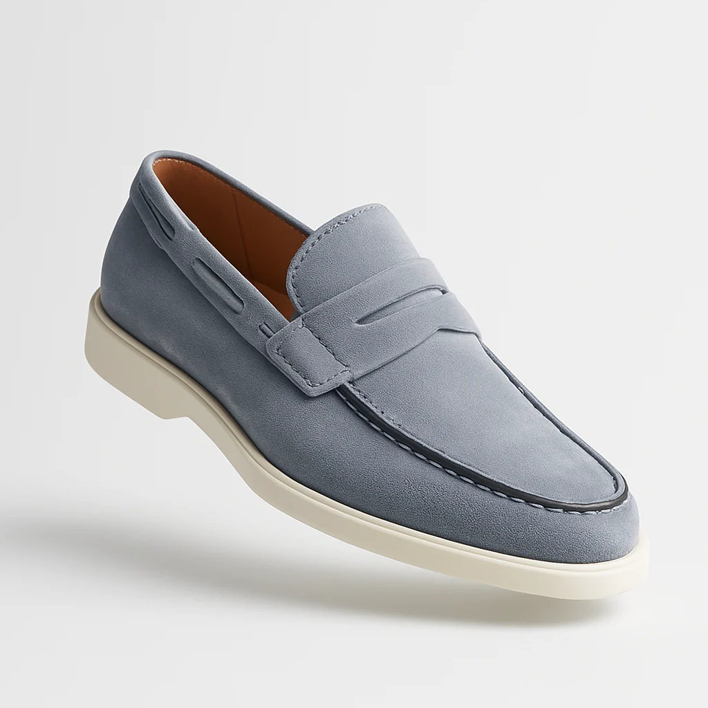 Riviera Suède Loafer | Minimalistische Elegantie | Lichtgewicht Zool