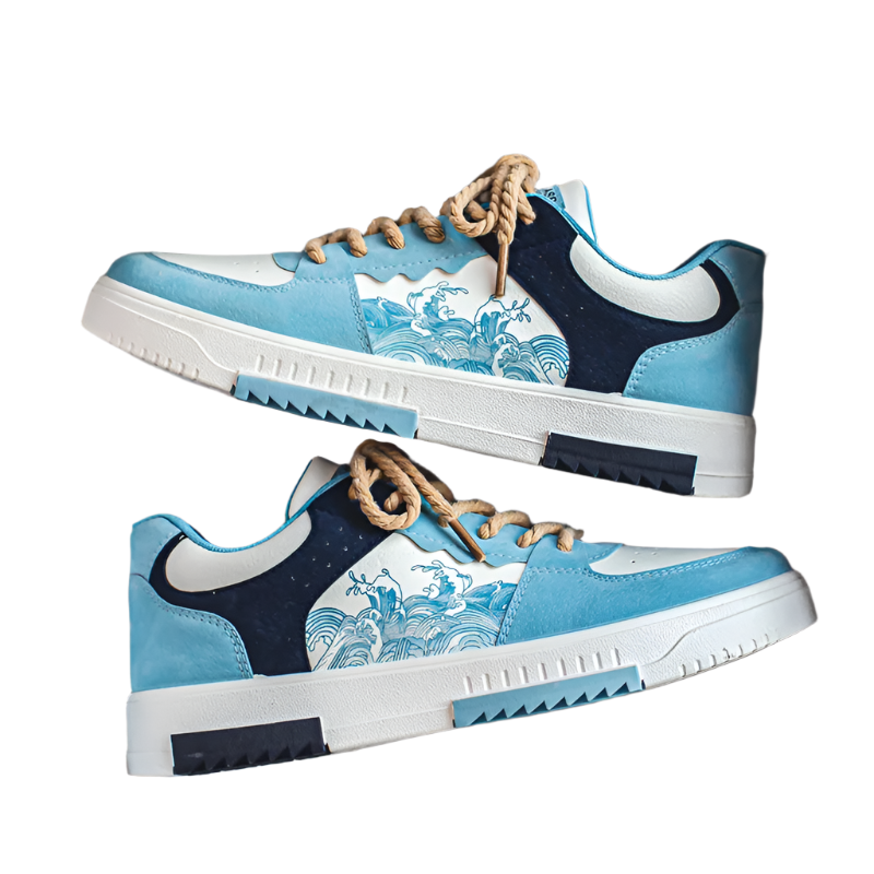 StreetArt Sneaker | Grafisch Design | Kleurrijke Statement-Zool