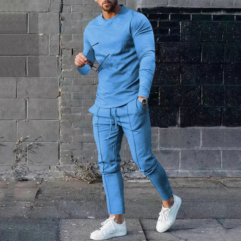 Heren Trainingspak met Lange Mouwen | Jogger Set | Casual Street Look