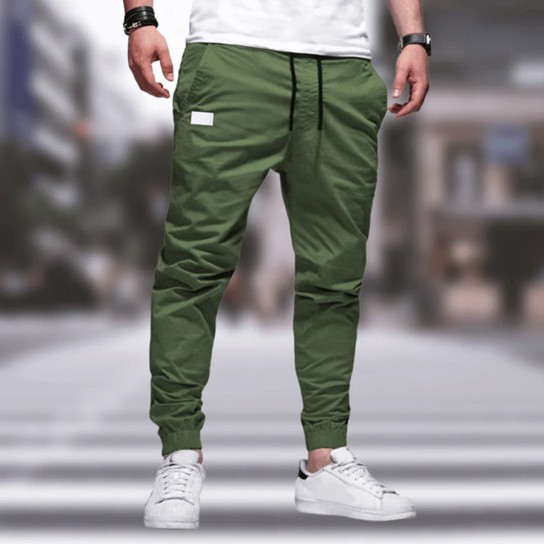 Joggingbroek met elastische tailleband en praktische zakken