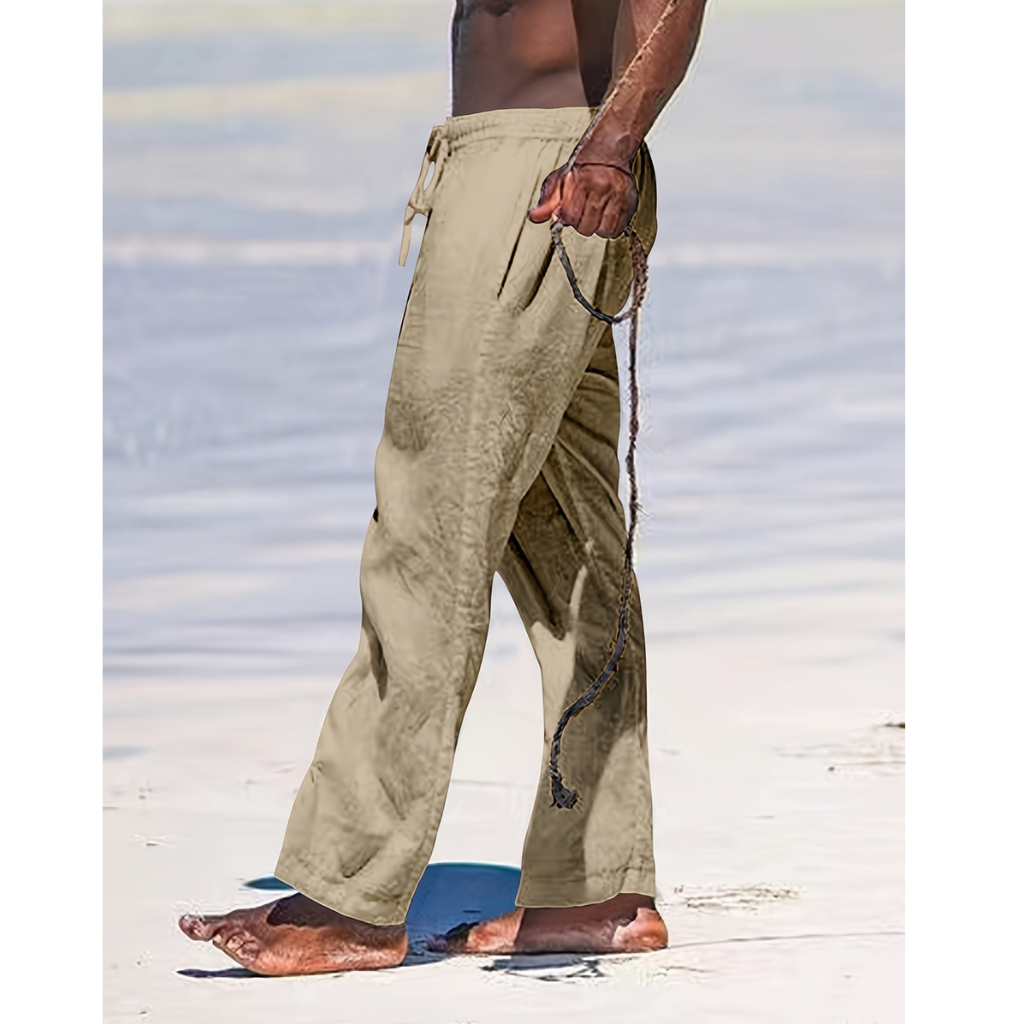 Linnen Strandbroek voor Heren | Relaxed Fit | Casual Summer Vibe