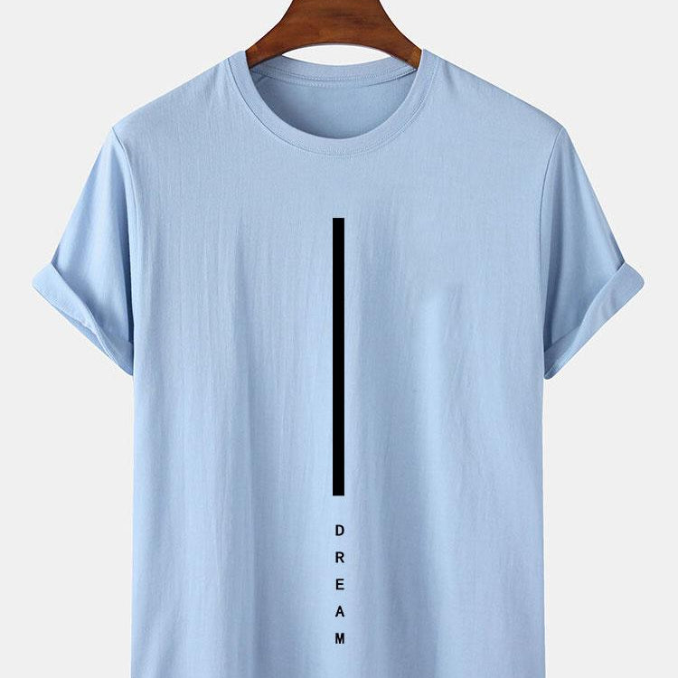 Minimal Line T-Shirt | Modern Design | Fris Kleurenpalet