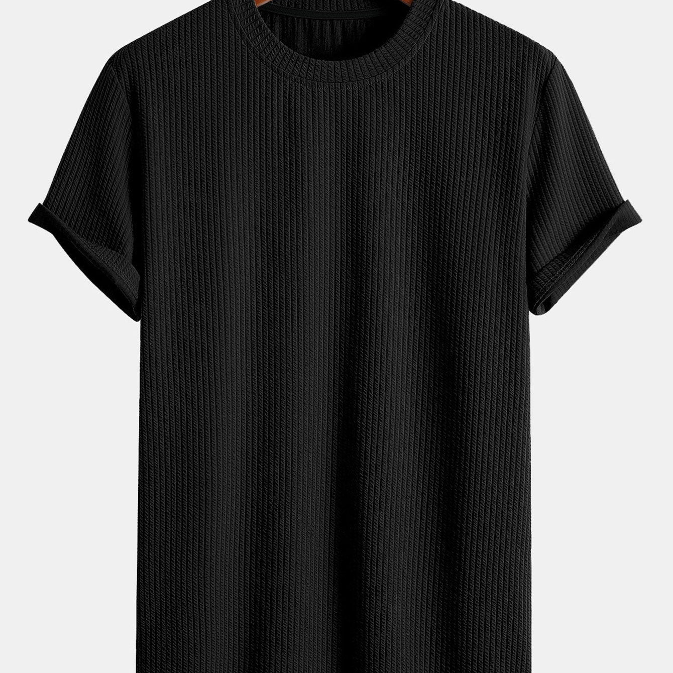Essential Rib T-Shirt | Geribbelde Textuur | Tijdloos Comfort
