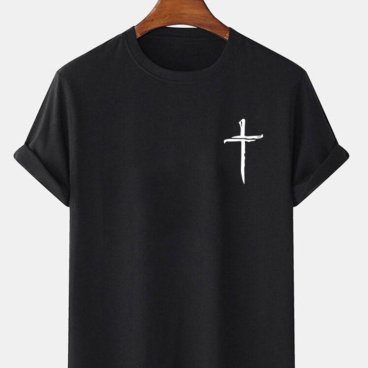 Faith Cross T-Shirt | Eenvoudig & Betekenisvol | Spirituele Touch