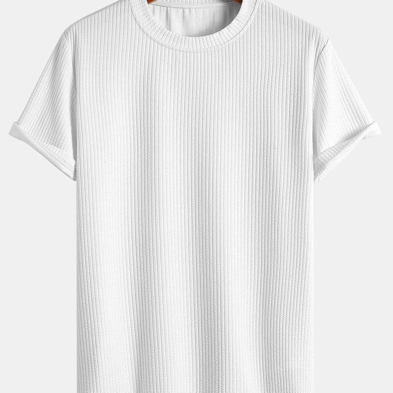 Essential Rib T-Shirt | Geribbelde Textuur | Tijdloos Comfort