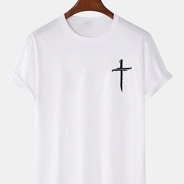 Faith Cross T-Shirt | Eenvoudig & Betekenisvol | Spirituele Touch