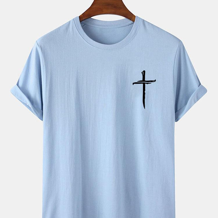 Faith Cross T-Shirt | Eenvoudig & Betekenisvol | Spirituele Touch