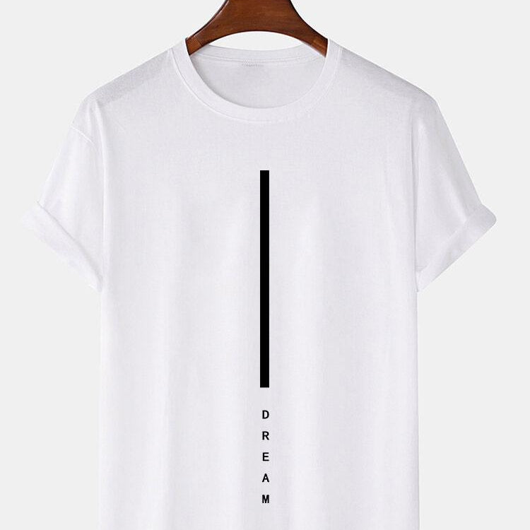 Minimal Line T-Shirt | Modern Design | Fris Kleurenpalet