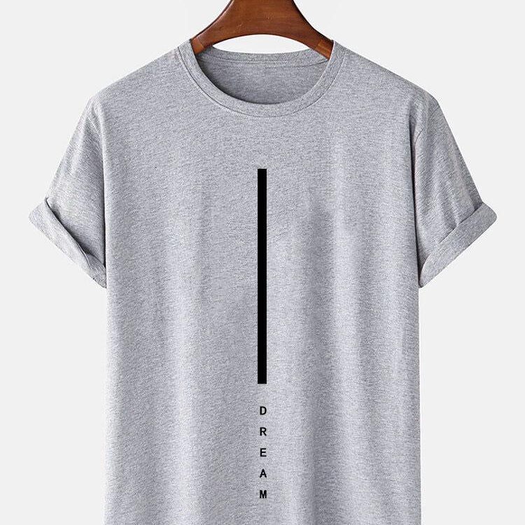 Minimal Line T-Shirt | Modern Design | Fris Kleurenpalet