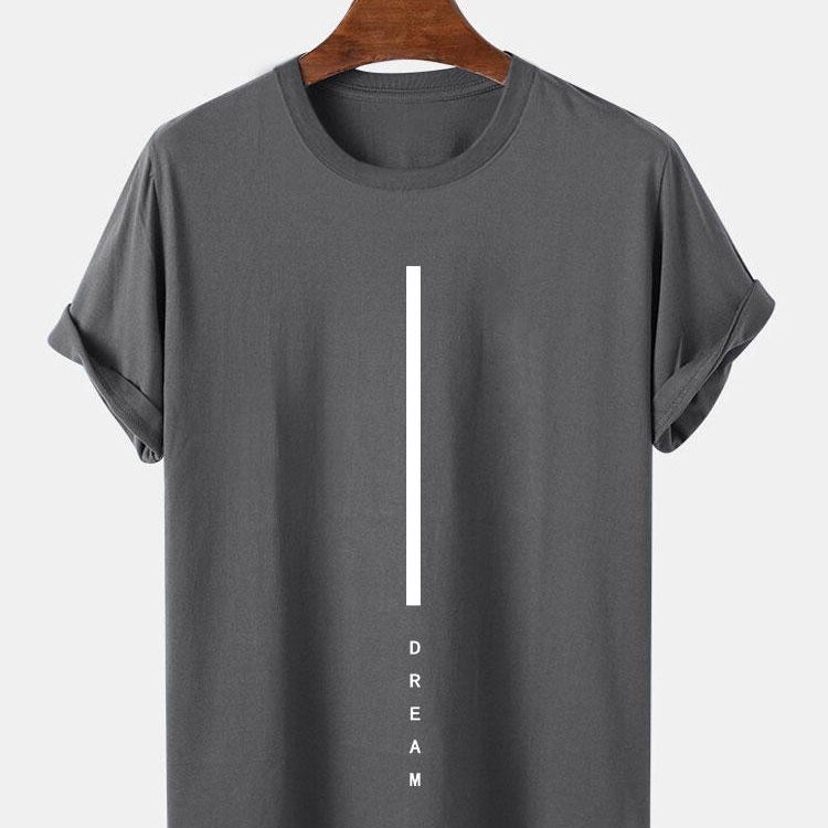 Minimal Line T-Shirt | Modern Design | Fris Kleurenpalet