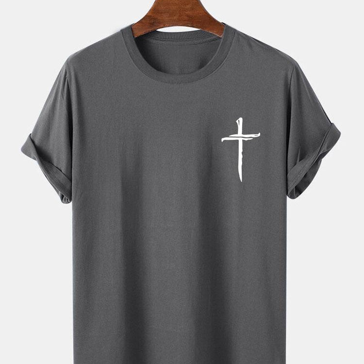 Faith Cross T-Shirt | Eenvoudig & Betekenisvol | Spirituele Touch