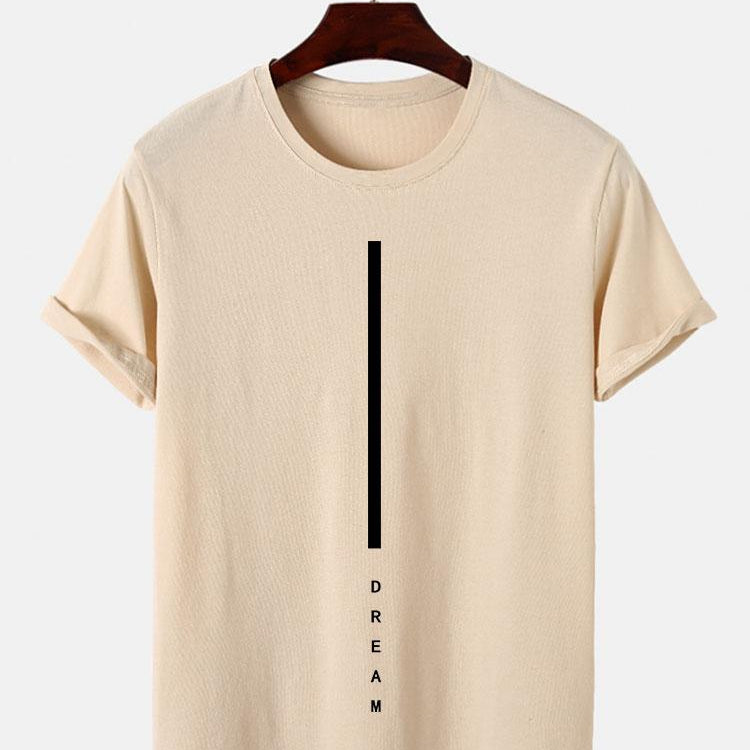 Minimal Line T-Shirt | Modern Design | Fris Kleurenpalet