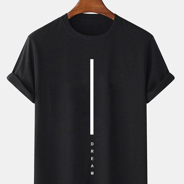 Minimal Line T-Shirt | Modern Design | Fris Kleurenpalet