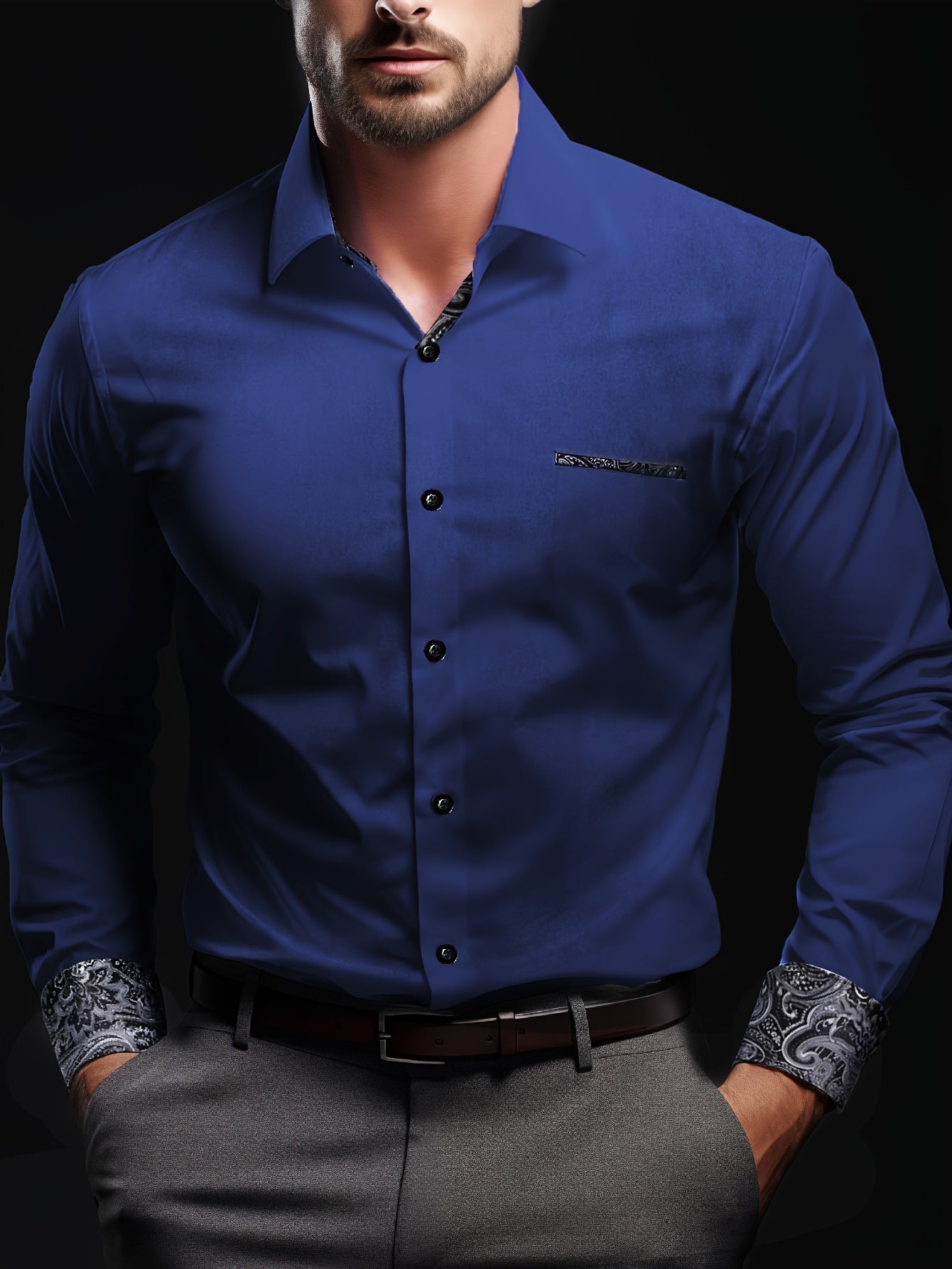 Heren Slim-Fit Overhemd | Elegant & Stijlvol | Perfect voor Elke Gelegenheid