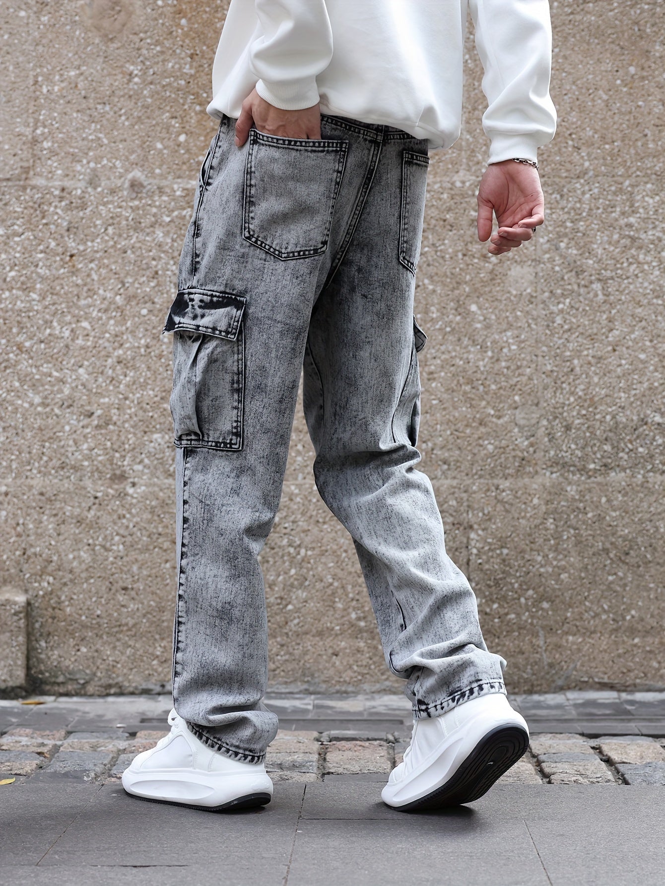Heren Cargo Jeans | Loose Fit | Utility Streetwear
