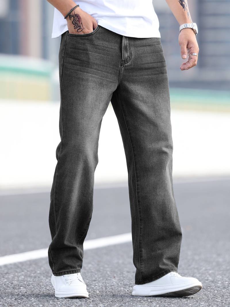 Faded Denim Jean | Loose Fit | Vintage Washed Look