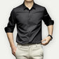 Milano Satin Shirt | Slim Fit | Gladde Luxe Uitstraling