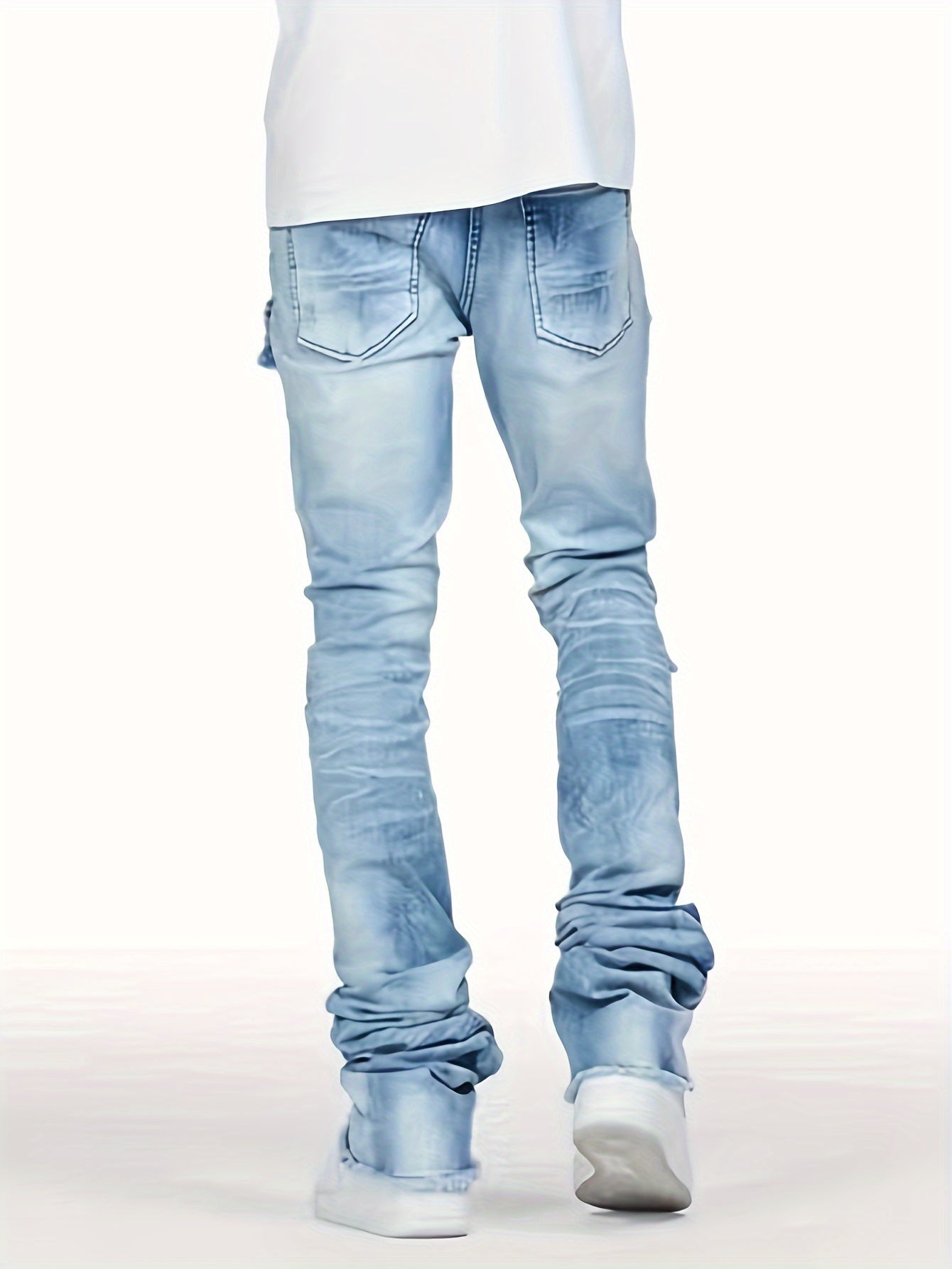 Heren Ripped Cargo Jeans | Slim Fit | Streetwear Denim