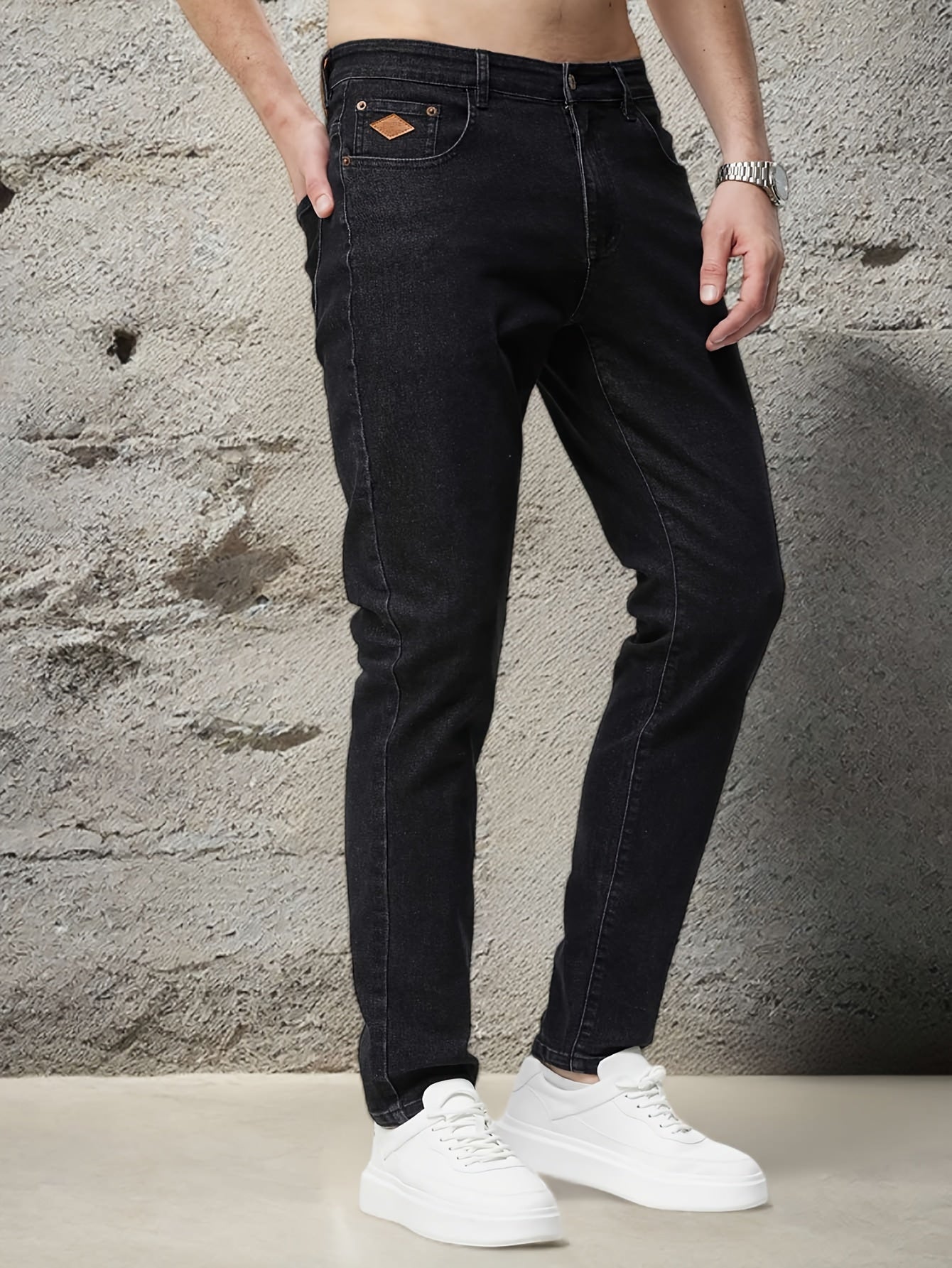 Heren Slim Fit Stretch Broek | Casual Clean Look | Tijdloze Stijl