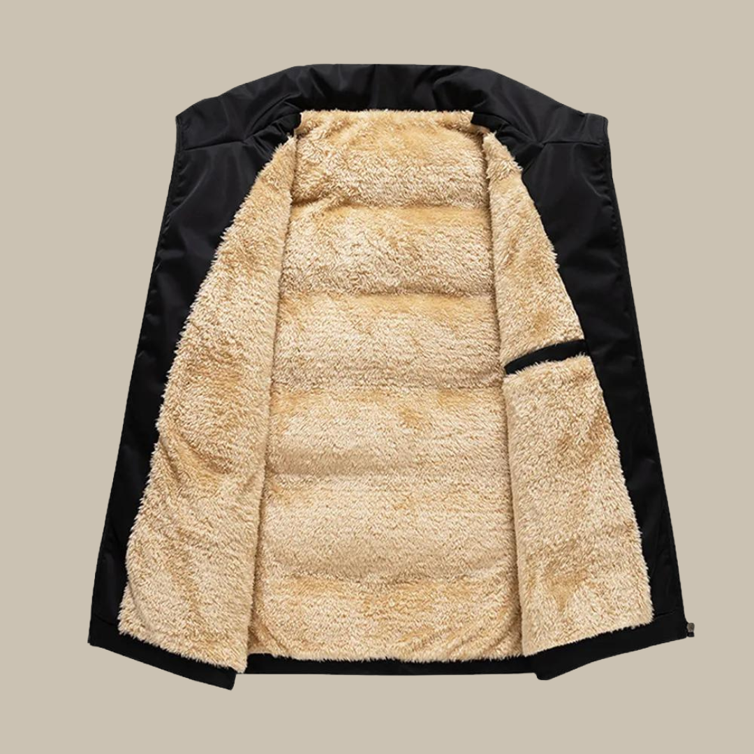 Paolo | Gewatteerd vest met warme voering | Beschermend en comfortabel