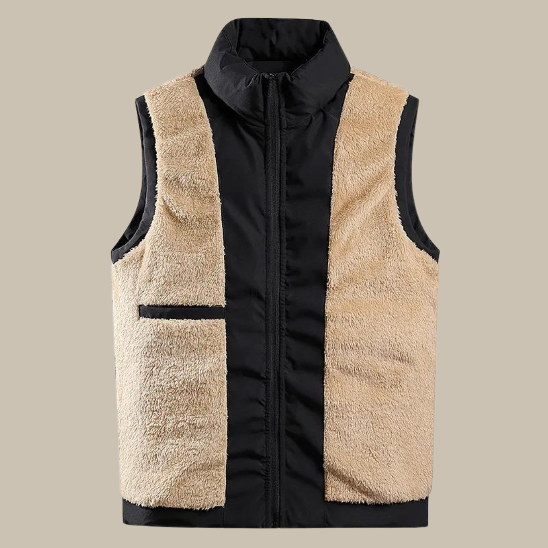 Paolo | Gewatteerd vest met warme voering | Beschermend en comfortabel