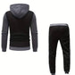 Colorblock Zip Hoodie Set | Performance Streetwear | Slim Fit Power Look