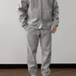Heren Trainingspak met Rits Hoodie | Comfort Fit | Minimalistische Loungewear Set