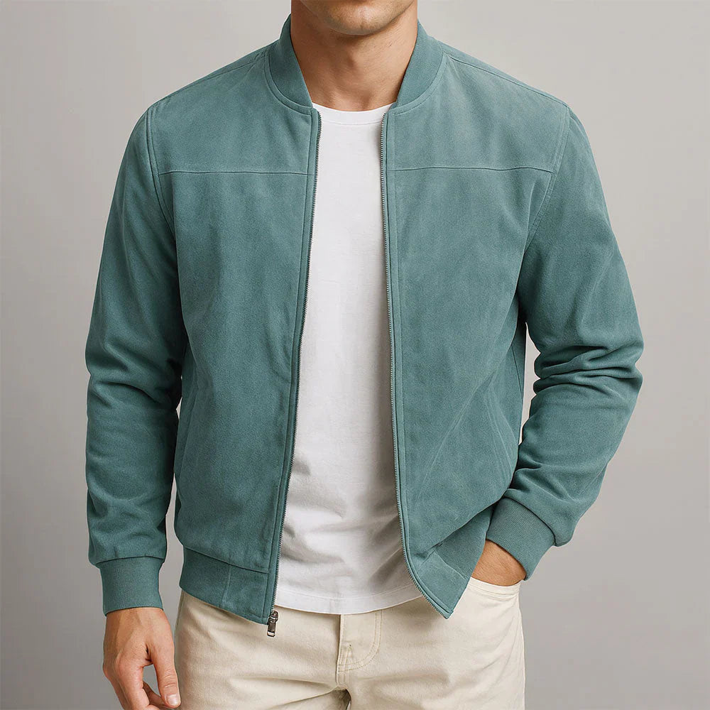 Riviera - Suede Bomber Jacket