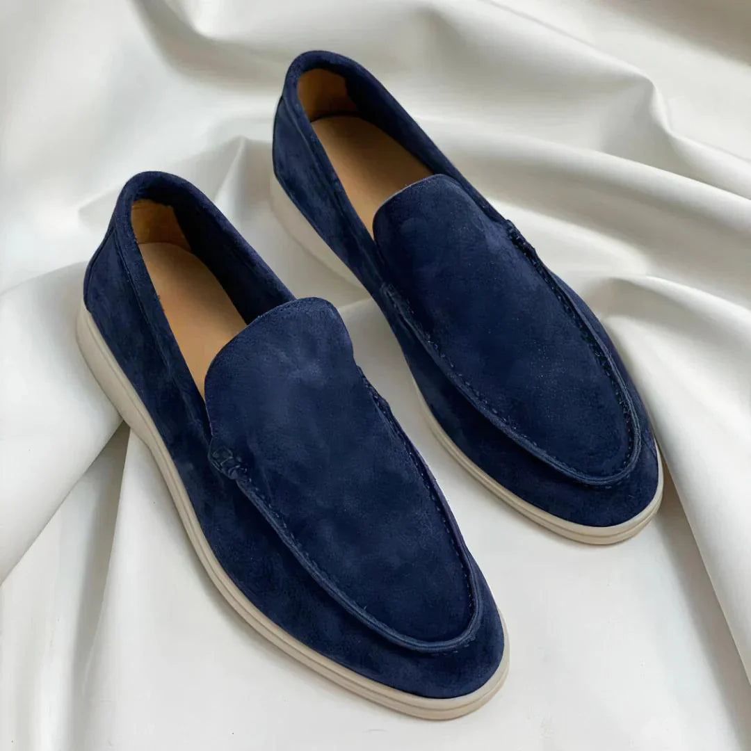 Urban Loafer | Suède Slip-On | Tijdloze Elegantie