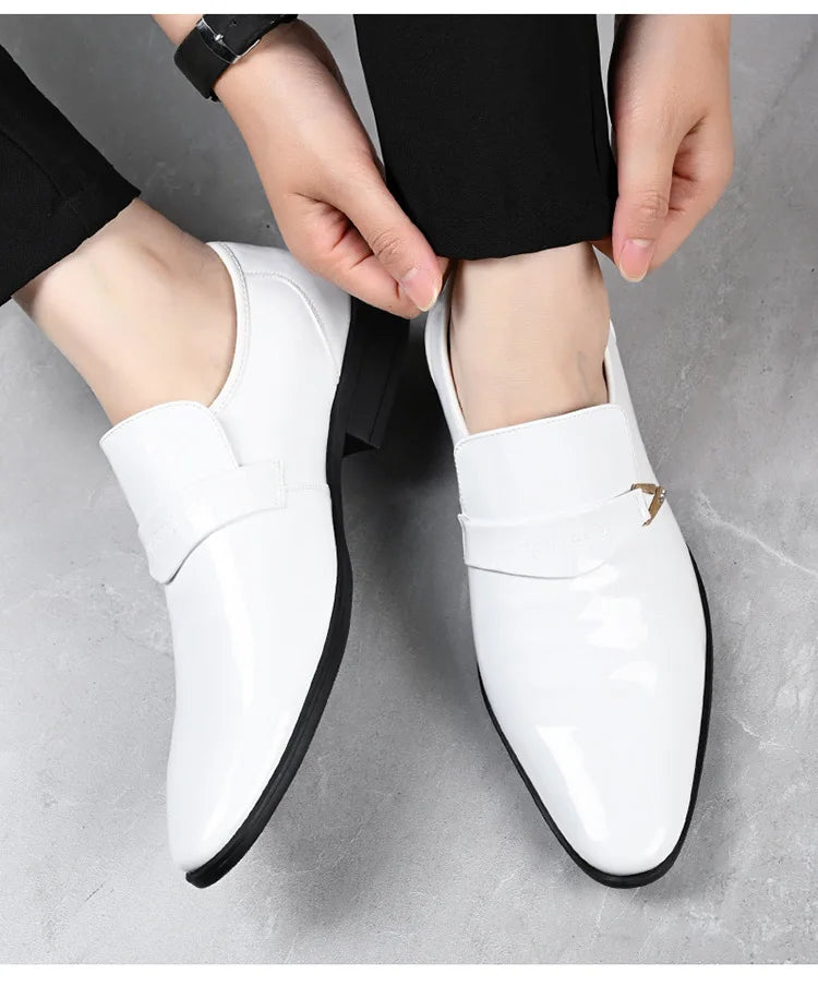 Heren Lakleren Dress Shoes | Puntneus | Party & Wedding Style