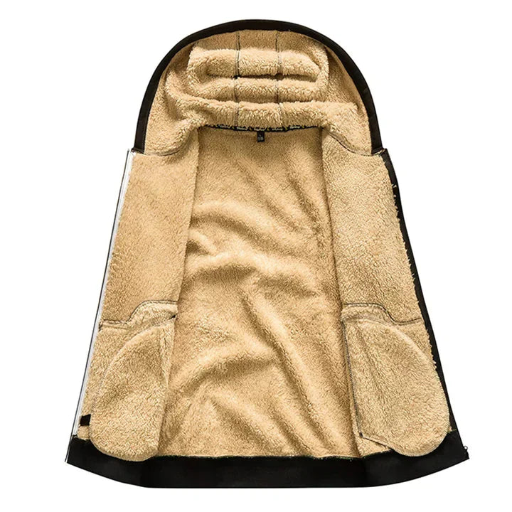 Nordic Fleece Hoodie | Volledig Gevoerd | Winterproof Comfort