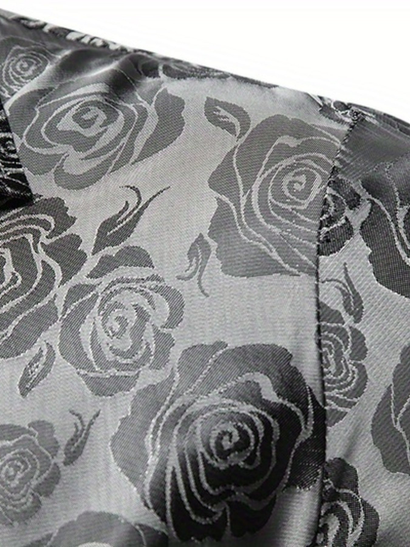 Jacquard Satijnen Overhemd voor Heren | Slim Fit | Luxe Bloemenstructuur