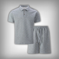 CityPolo Set | Casual Co-Ord | Poloshirt & Short in Stijl